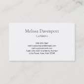 Carte De Visite Aquarelle Macarons Pâtisserie française (Dos)