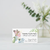 Carte De Visite Aquarelle Magique Dentiste de la poitrine dentaire (Debout devant)