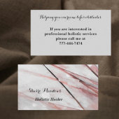 Carte De Visite Aquarelle méditative Pampass Grass