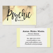 Carte De Visite Aquarelle métaphysique de lecteur de milieu (Devant / Derrière)