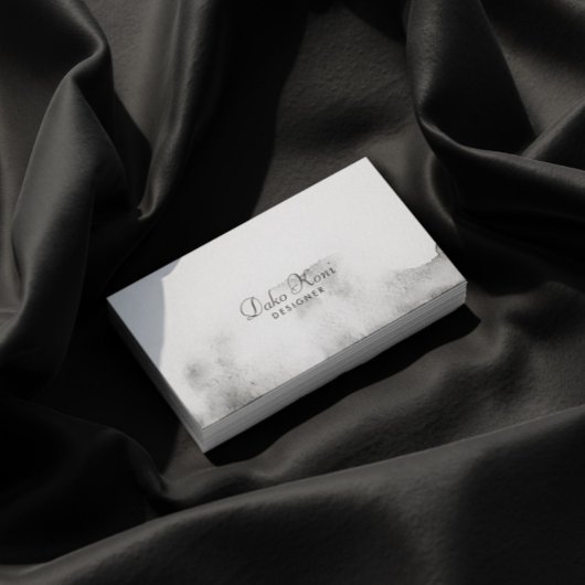 Carte De Visite Aquarelle minimaliste