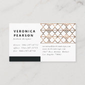 Carte De Visite Aquarelle Mode Design Illustration Entreprise (Dos)