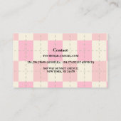 Carte De Visite Aquarelle moderne Artisan Douceurs boulangerie (Dos)