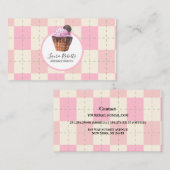 Carte De Visite Aquarelle moderne Artisan Douceurs boulangerie (Devant / Derrière)