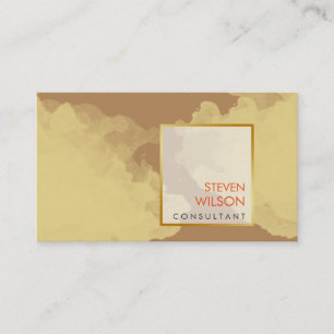 Carte De Visite Aquarelle moderne Elégant Artiste Professionnel