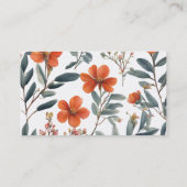 Carte De Visite Aquarelle moderne minimaliste (Dos)