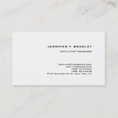 Carte De Visite Aquarelle moderne minimaliste (Devant)