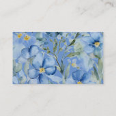 Carte De Visite Aquarelle moderne minimaliste (Dos)