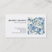 Carte De Visite Aquarelle moderne minimaliste (Devant)