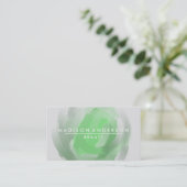 Carte De Visite Aquarelle Moderne Simple & Classique Beauté (Debout devant)