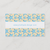 Carte De Visite Aquarelle Motif de poisson rouge (Dos)