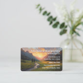 Carte de visite aquarelle Nature (Debout devant)