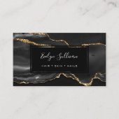 Carte De Visite aquarelle noire (Devant)