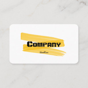 Carte De Visite Aquarelle orange