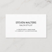 Carte De Visite Aquarelle Orange Fleurs | Merci (Dos)