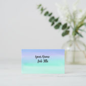 Carte De Visite Aquarelle Pastel (Debout devant)