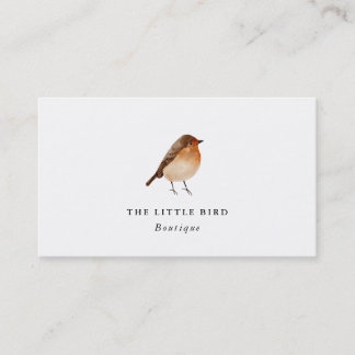 Carte De Visite Aquarelle Petit Oiseau | Robin