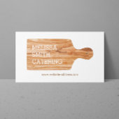 Carte De Visite Aquarelle Planche à découper Catering Chef Logo