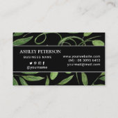 Carte De Visite Aquarelle potager sain (Dos)