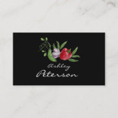 Carte De Visite Aquarelle potager sain (Devant)