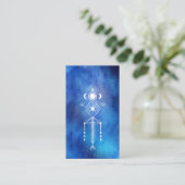 Carte De Visite *~* Aquarelle Primal de Reiki Tribal Aztec Sacré (Debout devant)