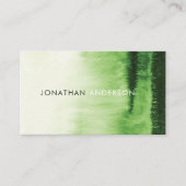 Carte De Visite Aquarelle professionnelle élégante (Devant)