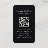 Carte De Visite Aquarelle rustique Plateau Antipasto Restauration (Dos)