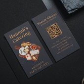 Carte De Visite Aquarelle rustique Plateau Antipasto Restauration