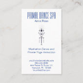 Carte De Visite *~* Aquarelle sacrée Primal de la tribu aztèque de (Dos)