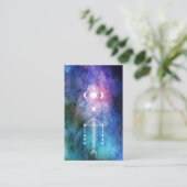 Carte De Visite *~* Aquarelle sacrée Primal de la tribu aztèque de (Debout devant)