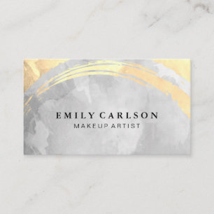 Carte De Visite Aquarelle sépienne et grise