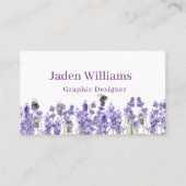 Carte De Visite Aquarelle simple élégant Boho moderne (Devant)