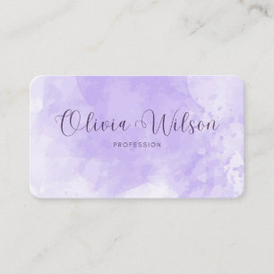 Carte De Visite Aquarelle unique moderne