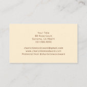 Carte De Visite Aquarelle Vent soufflé Dandelion Fleurs (Dos)