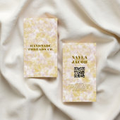 Carte De Visite Aquarelle violet et vert vêtements faits main