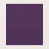 Carte De Visite Aquarelle violette contemporaine broyée (Intérieur déplié)