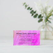 Carte De Visite Aquarelle vive (Debout devant)