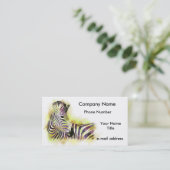 Carte De Visite Aquarelle Zeba (Debout devant)