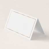 Carte De Visite Aquarelles Bouquet de fleurs tropicales (Dos)