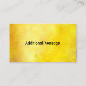 Carte De Visite Aquarelles professionnelles de la conception | (Dos)