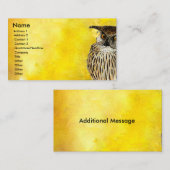 Carte De Visite Aquarelles professionnelles de la conception | (Devant / Derrière)