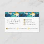 Carte De Visite Aquarium Motif (Dos)