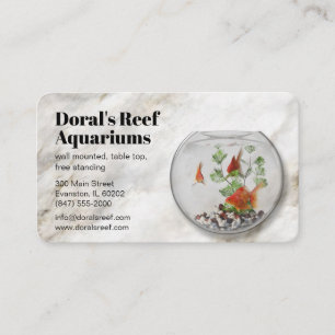 carte de visite aquarium store