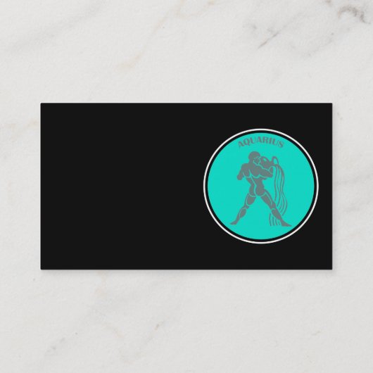 Carte de visite Aquarius (Dos)