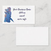 Carte De Visite Aquarius Zodiac Déesse Ventre Danseur Art Annivers (Devant / Derrière)