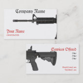 carte de visite Ar-15 de 1/2 1/2 (Devant / Derrière)