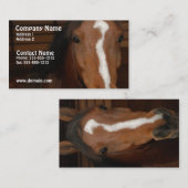 Carte de visite Arabe de cheval (Devant / Derrière)