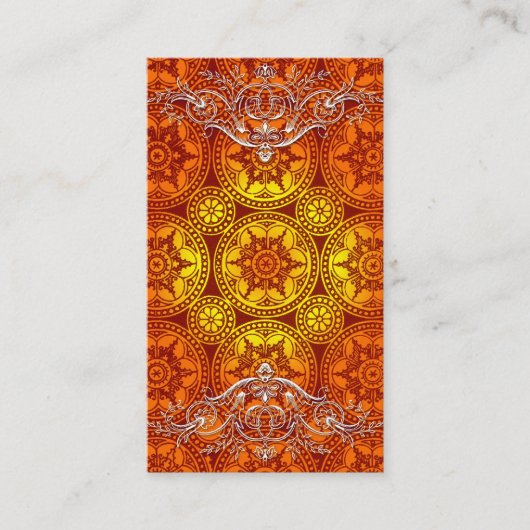 Carte De Visite Arabesque victorien, GLORIOSA (Devant)