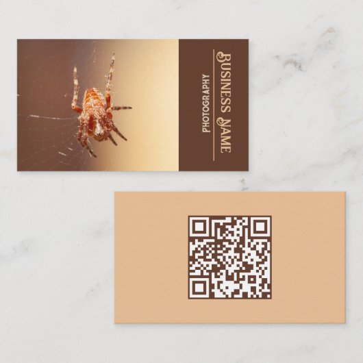 Carte De Visite Araignée (Devant / Derrière)