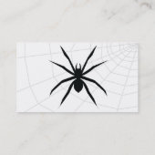 Carte De Visite Araignée - affaires (Dos)